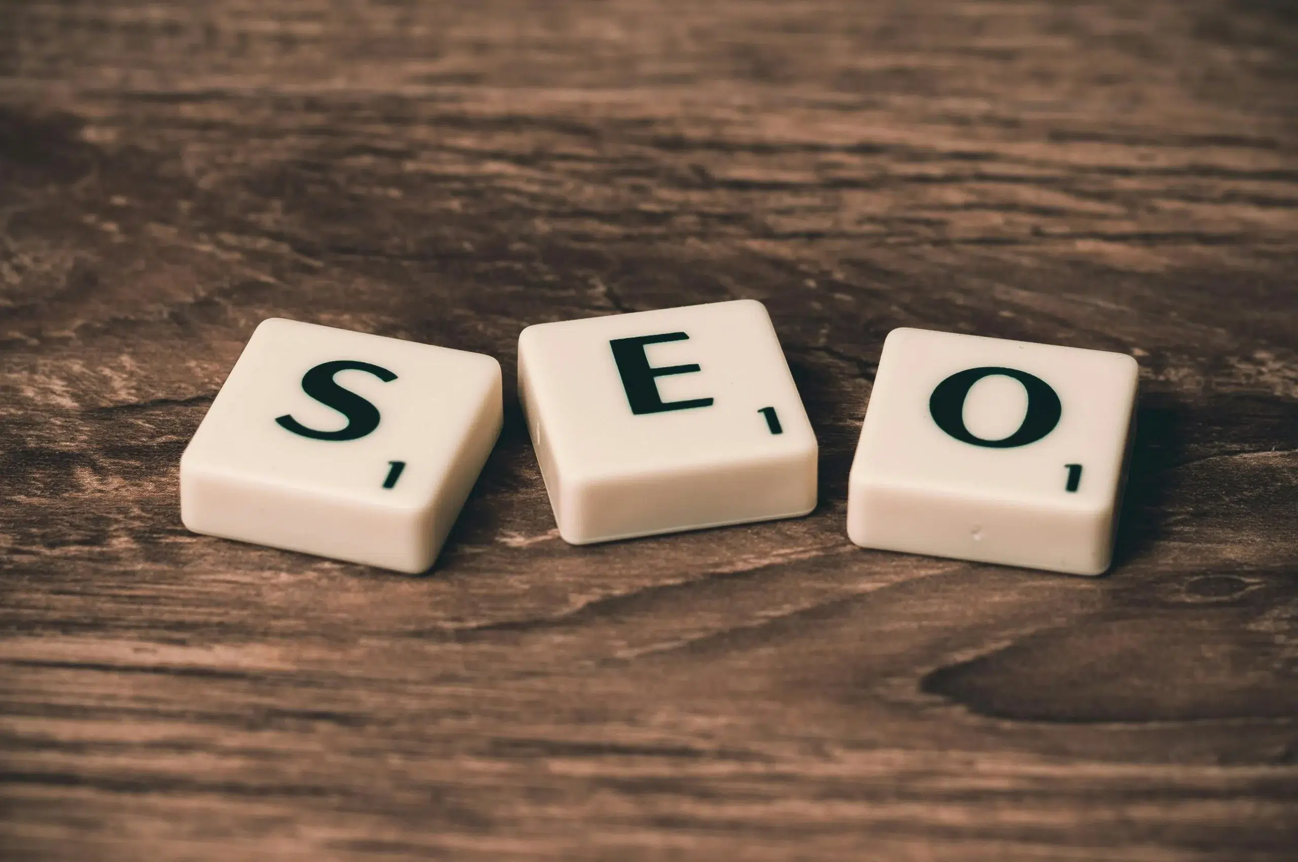 SEO spelled out in scrabble letters