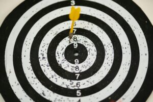 A basic dartboard